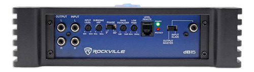 Rockville Db15 6000 Vatios Pico/1500 Vatios Rms Mono 2 Oh...