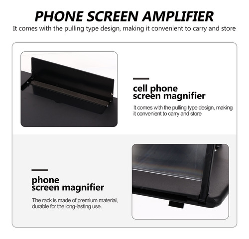 Ampliador De Pantalla De Teléfono Tipo Tracción De 12 Pulgad