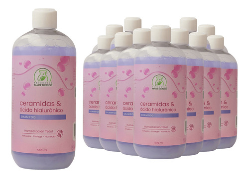  Shampoo Capilar Ceramidas & Ácido Hialurónico (500ml) 12pack