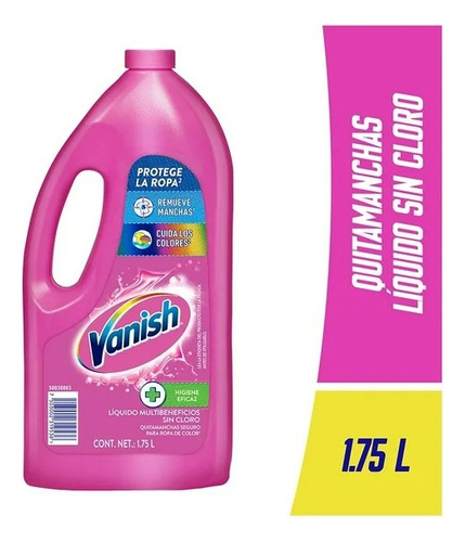2 Pzas Quitamanchas Vanish Multiusos Líquido Para Ropa De Co