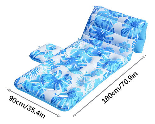 Asiento Flotante Abahub Ajustable Adulto Porta-tazas Piscina