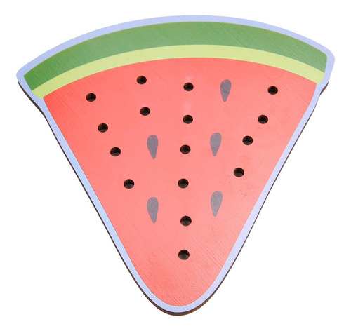 Juguete De Madera Para Enhebrar Frutas, Dibujos Animados Par