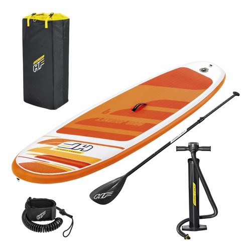 Tabla Surf Sup Inflable Bestway 2.74m Naranja Amanecer Naranja