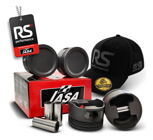 Kit Pistão Forjado Côncavo Ap 1.9 8v 1000cv + 4 Pinos 20mm