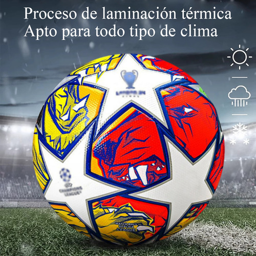 H Balón Fútbol Soccer For Entrenamiento Champions Stars No.