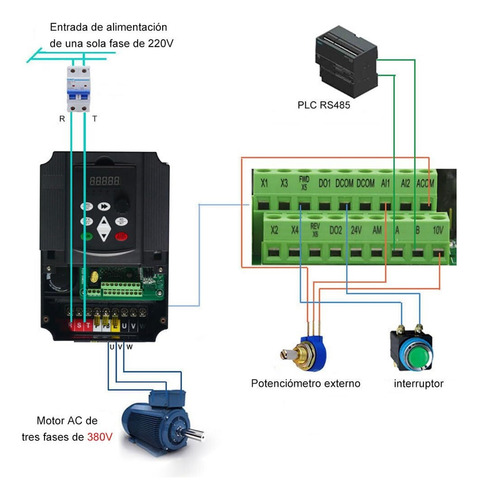 15hp 220v A 380v Monofásico A Trifásico Inversor Convertidor