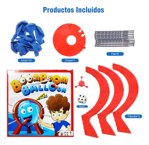 Juego Mesa Ráfaga Globos, Juguete Interactivo Para Fiestas