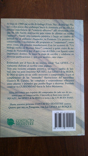 Imagen 5 de 5 de Iguazú Las Leyes De La Selva - Santiago G. De La Vega
