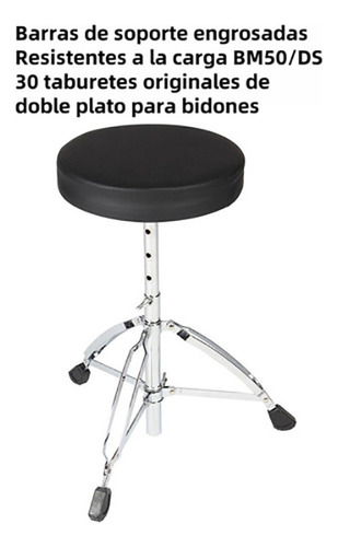 5 Baterías 4 Platillos Batería De Jazz Niños Adultos Negro
