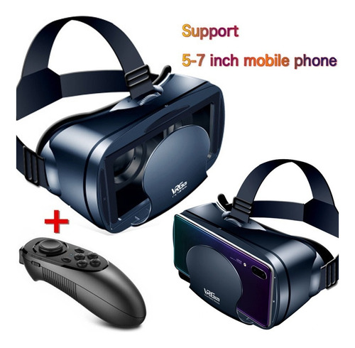 Casco De Realidad Virtual 3d Vr Lentes Con Controladores
