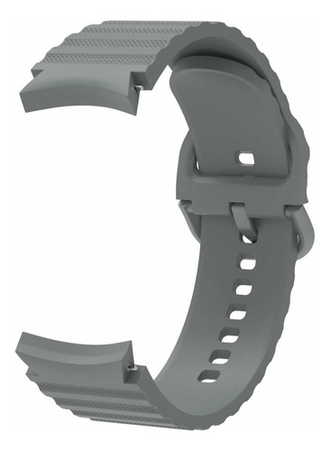 Pulseira Borracha Para Samsung Galaxy Watch 4 Classic 46mm Cor Cinza