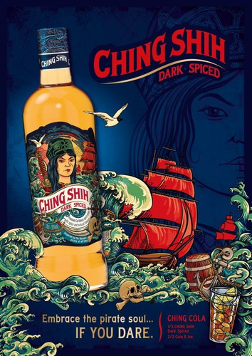 Bebida Espirituosa Caribenha - Ching Shih Dark