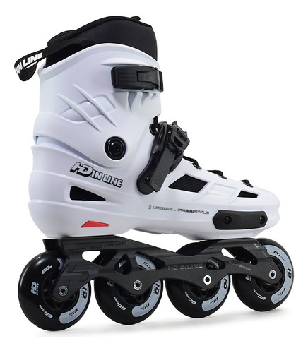 Patines Freeskate Hd Skull Blanco