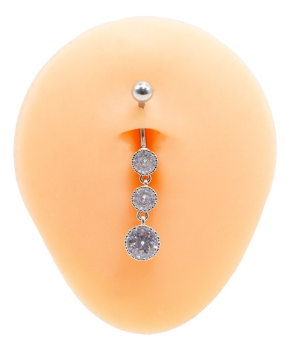 Piercing Ombligo CoLG Acero 3 Joyas Bjcr3p 1.6x10x5/5 1 Und