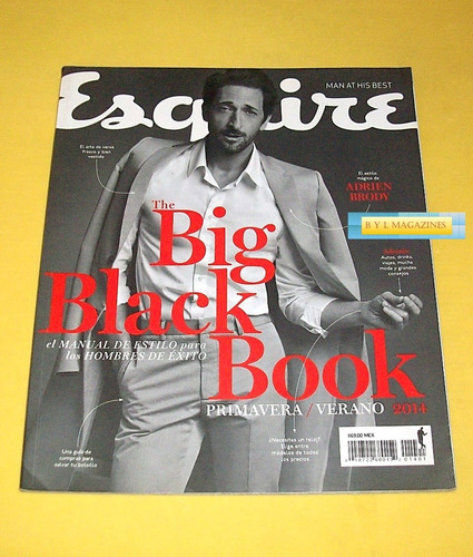 Adrien Brody Revista Esquire 2014 Big Black Book