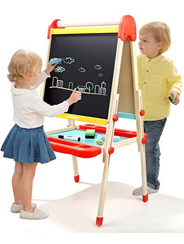 Top Bright Caballete De Madera Para Niños, Caballete