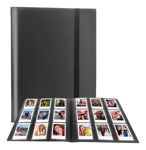 Álbum De Fotos De 432 Bolsillos Para Cámara Fujifilm Instax Mini, Polaroid Snap Pic-300 Z2300, Álbum De Fotos De 2 X 3 Para Cámara Instantánea Fujifilm Instax Mini 11 9 Evo 90 70 40 8 7 Liplay (negro)