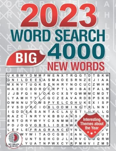 Book : Big 4000 New Words Word Search For Adults 100 Large.