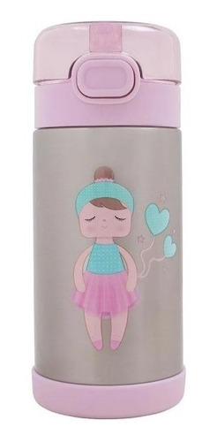 Imagem 1 de 3 de Garrafa Flip Térmica Infantil Laiballet Metoo Bup Baby 350ml