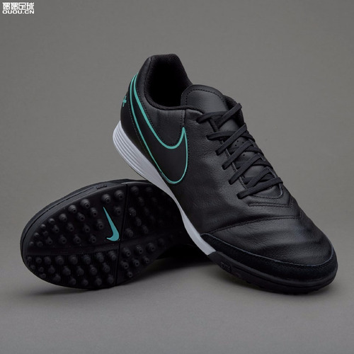 Tenis Nike Performance Tiempo Genio Ii Negro-verde 2016 | Mercado Libre