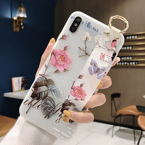 Estuche Moda Flor Correa Protectora Tpu Suave Modelo