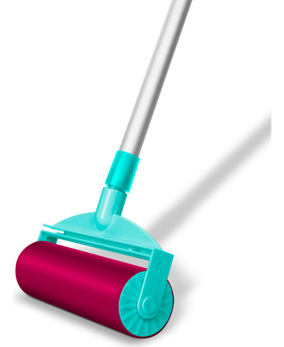 Rolo Mop Tira Pelos Reutilizável C/ Cabo Extensível Bettanin Cor Sortida