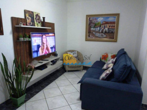 Apartamento Com 2 Dormitórios À Venda, 75 M² Por R$ 305.000 - Vila Guilhermina - Praia Grande/sp - Ap15665