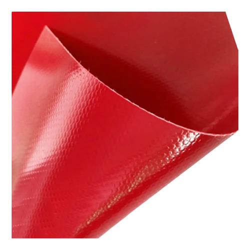 Lona Mantel Gruesa Roja Reforzada Vinilona 1.50m X 19.5m