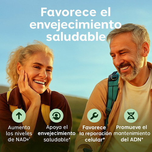Nicotinamide Riboside Liposomal 900mg + Resveratrol Energía Sin Sabor
