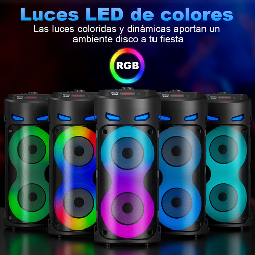 Recargable Subwoofer De Audio Portátil Inalámbrico Bocinas