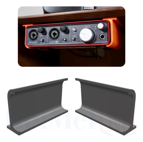 Suporte Para Fixar Focusrite Scarlett 2i2 1o 2o 3o Geração Cor Preto 110v/220v