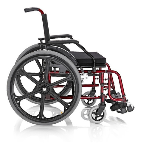 Cadeira Rodas Desmontável, Confortável, Leve E Suporta 100kg