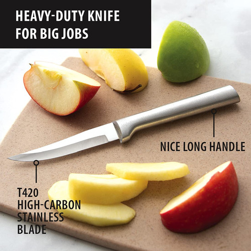 Cuchillo De Pelar Resistente Hoja De Acero Inoxidable 18 Cm