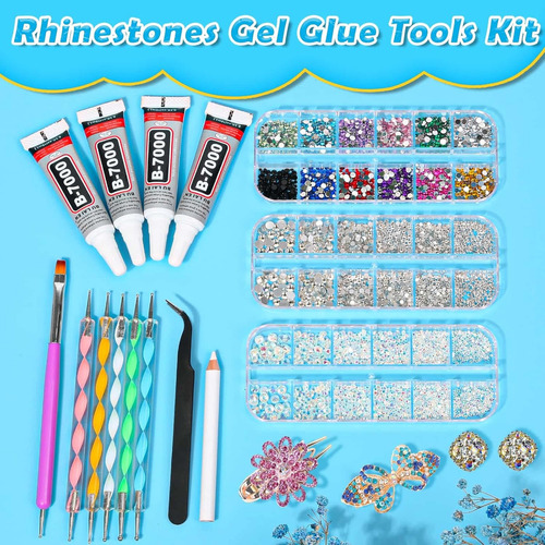 Shynek B7000 Pegamento Para Joyería Con Diamantes De Imitaci
