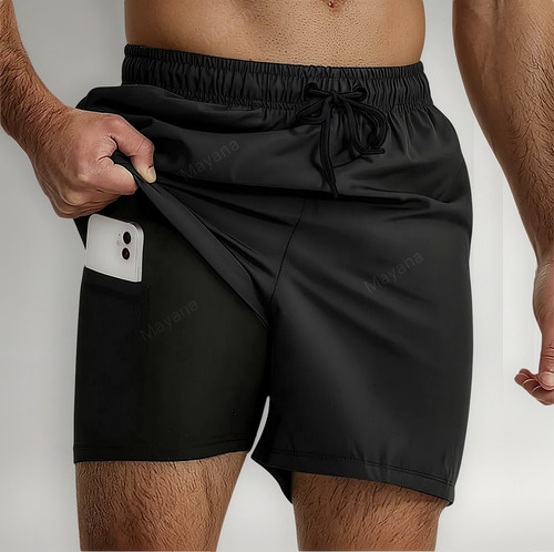 Traje De Baño Para Hombre Rapido Secado Deportes Playa Short