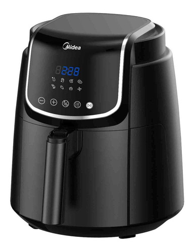 Freidora De Aire Midea Negra Sin Aceite 4l Digital D140bar1