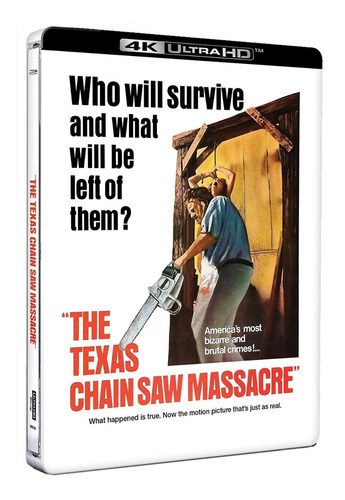 4k Uhd Blu-ray Texas Chainsaw Massacre 1974 Steelbook Ingles