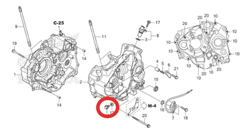 Bujão Tampa Dreno Óleo Honda Pop 110 2016 À 2024 Original