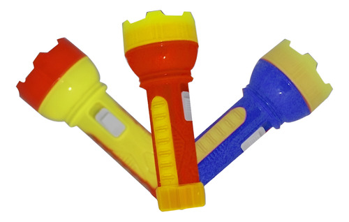 12 Lamparas Llavero De Mano Led Portatil Plastico Linterna
