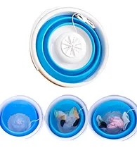 Comprar Mini Lavadora Portátil-lavarropas-usb- Plegable-ultrasónica