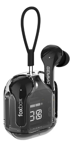 Auricular Foxbox Tws Audio Hq Boost Gemma Negro