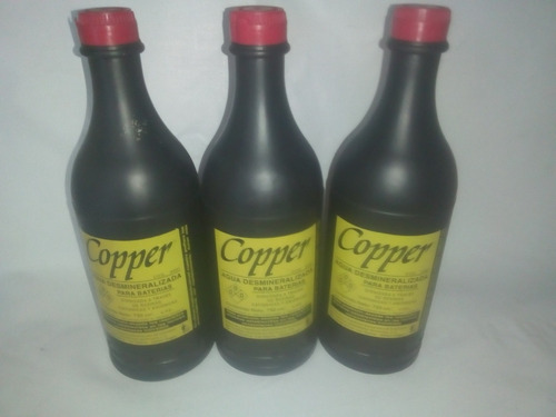 Agua Desmineralizada Para Baterias Marca Copper 