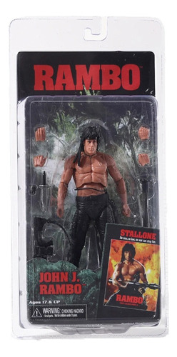 Boneco De Ação Em Pvc Neca First Blood John J Rambo, Modelo