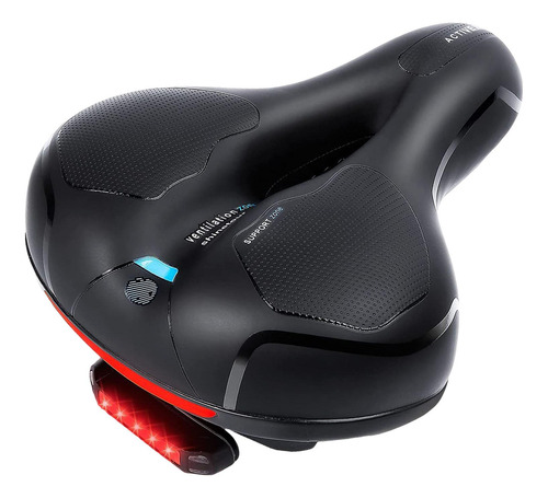Asiento De Bicicleta SillĂn De Bicicleta Pu Ancho Asiento