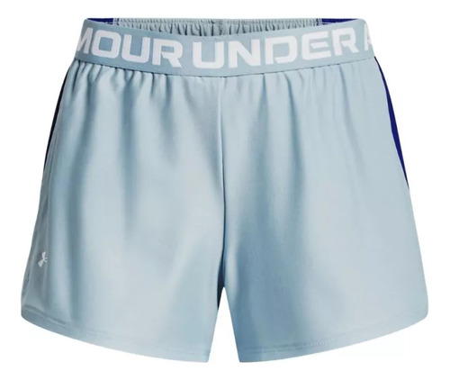 Short Fitness Under Armour Play Up Side Stripe Azul Mujer 13