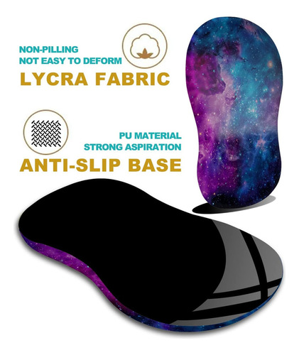 Kuosgm Alfombrilla Ergonomica Para Mouse Con Soporte Para
