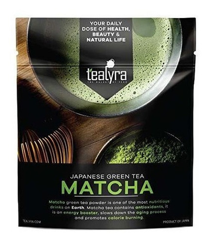 Tealyra - 4oz (112g) -  Té Verde Matcha Japonés Puro