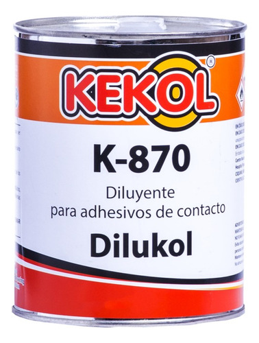  Diluyente Para Cemento De Contacto Kekol K870 X 1 Litro