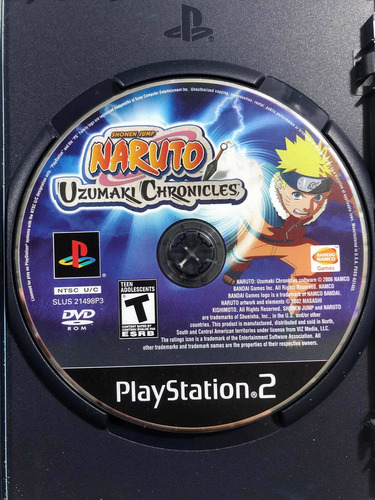 Naruto Uzumaki Chronicles Ps2 Original Midia Fisica
