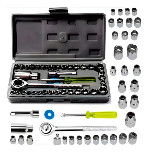 Jogo Chave Catraca 40 Peças - Kit Ferramentas